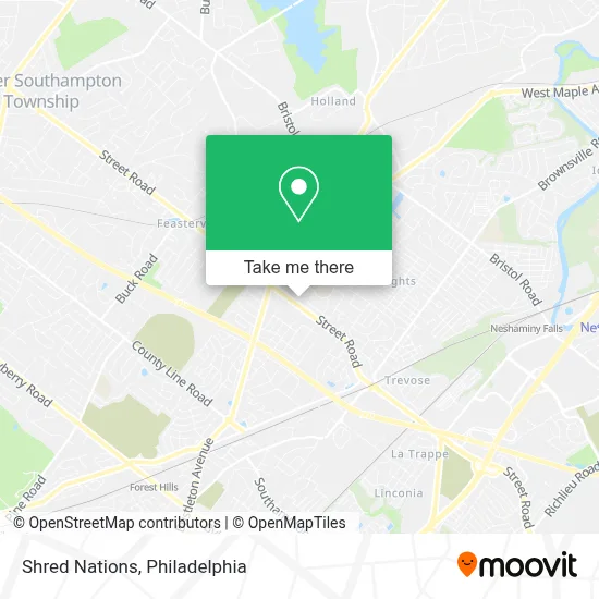 Shred Nations map