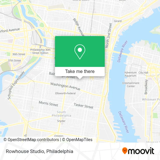 Rowhouse Studio map