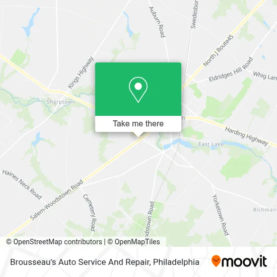 Brousseau's Auto Service And Repair map