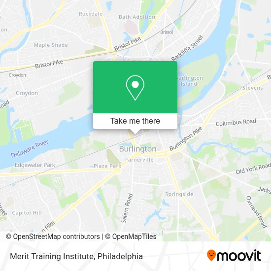 Merit Training Institute map