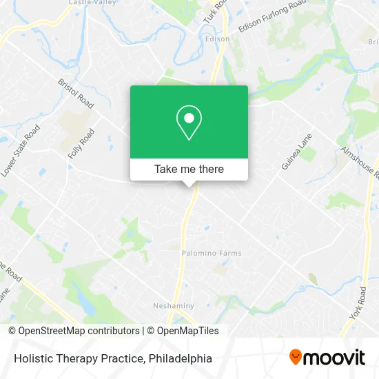 Holistic Therapy Practice map
