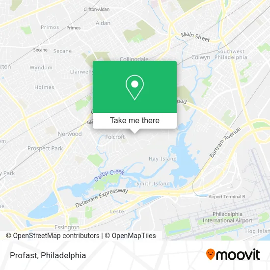 Profast map