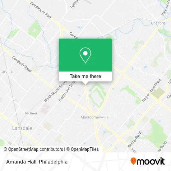 Amanda Hall map