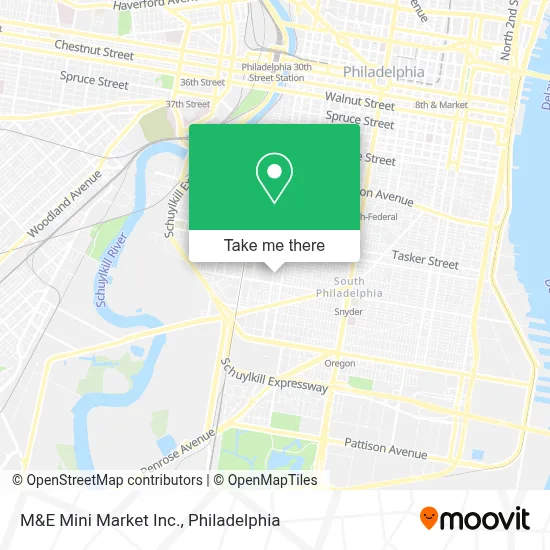M&E Mini Market Inc. map