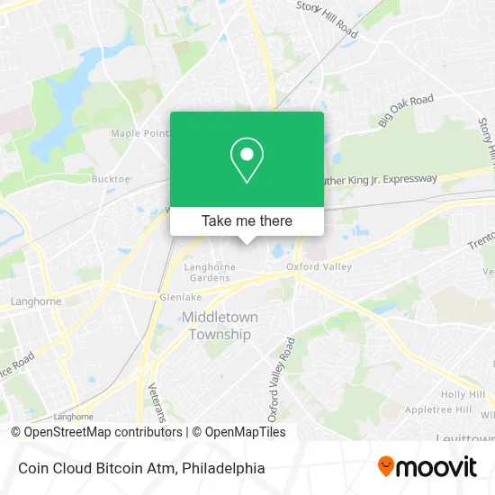 Coin Cloud Bitcoin Atm map