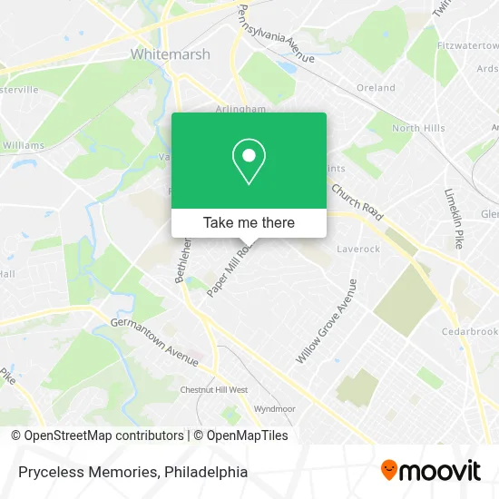 Pryceless Memories map