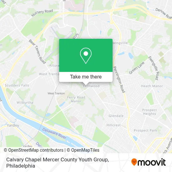 Calvary Chapel Mercer County Youth Group map