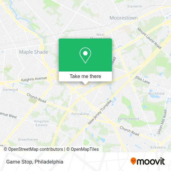 Game Stop map