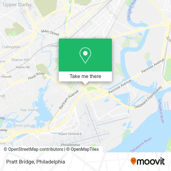 Pratt Bridge map