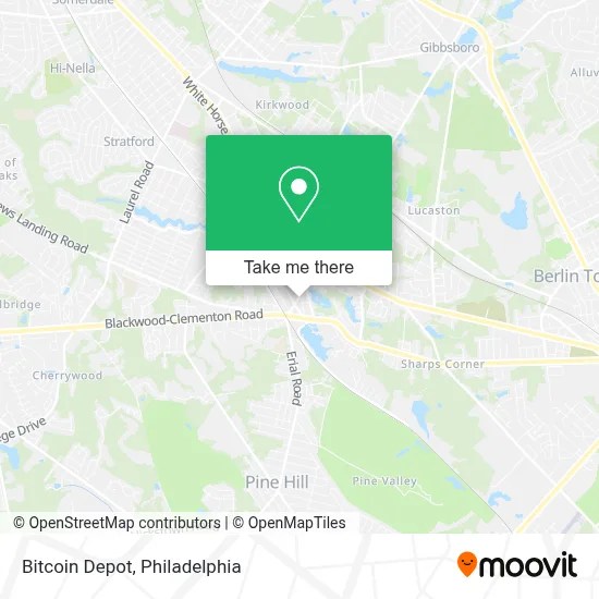 Bitcoin Depot map