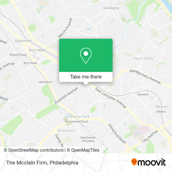 The Mcclain Firm map