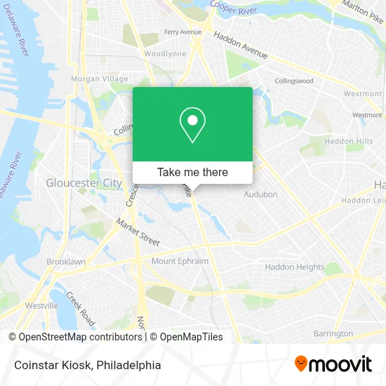 Coinstar Kiosk map