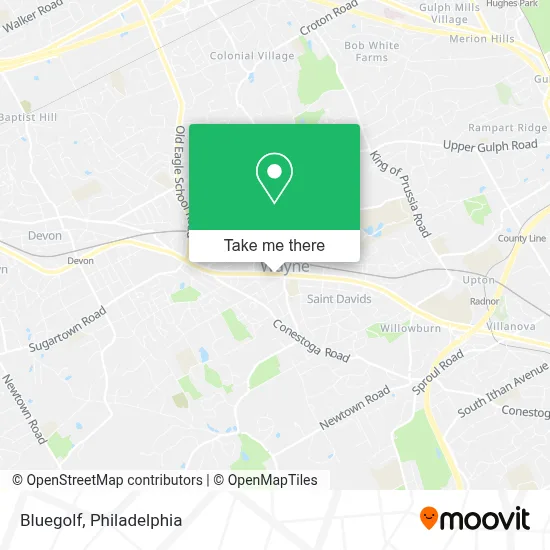 Bluegolf map