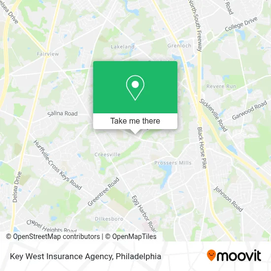 Key West Insurance Agency map