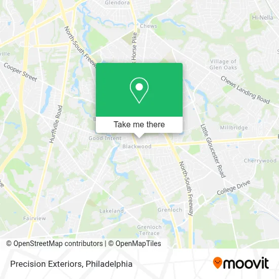 Precision Exteriors map
