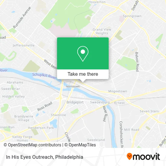 In His Eyes Outreach map