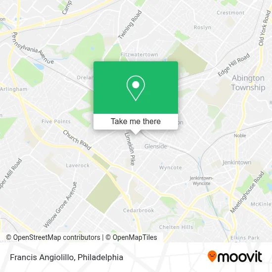 Francis Angiolillo map