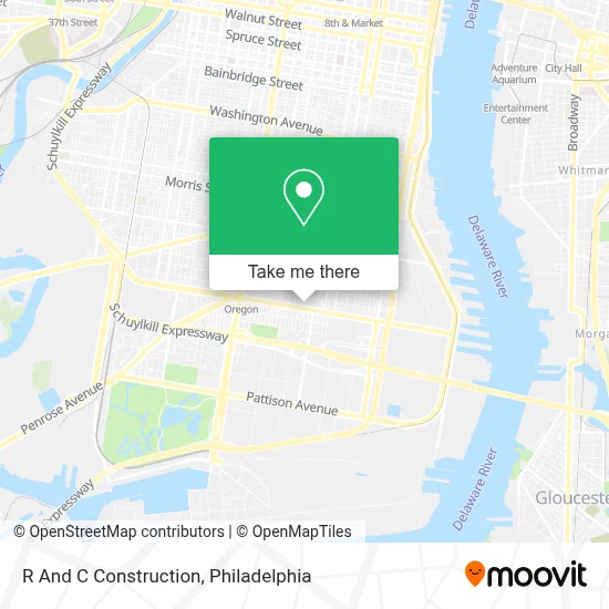 R And C Construction map