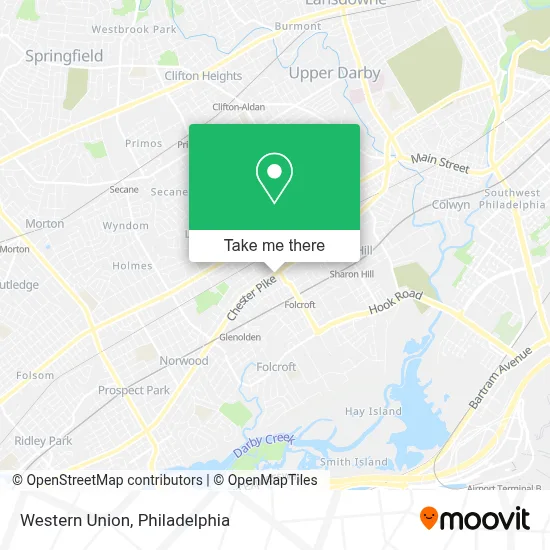 Western Union map