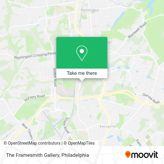 The Framesmith Gallery map
