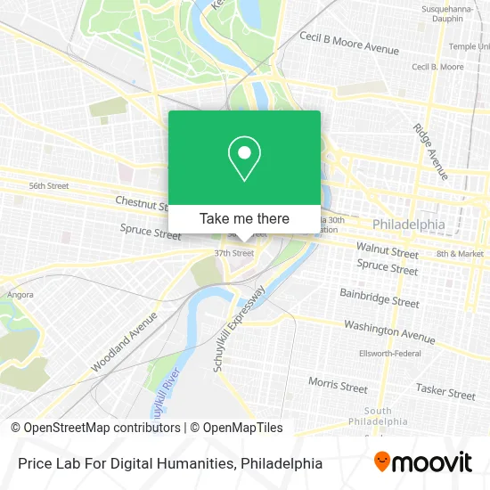 Price Lab For Digital Humanities map