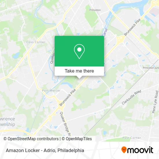 Amazon Locker - Adrio map