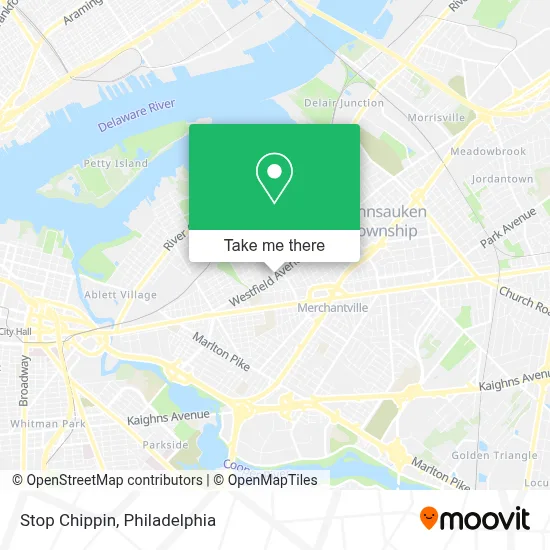 Stop Chippin map