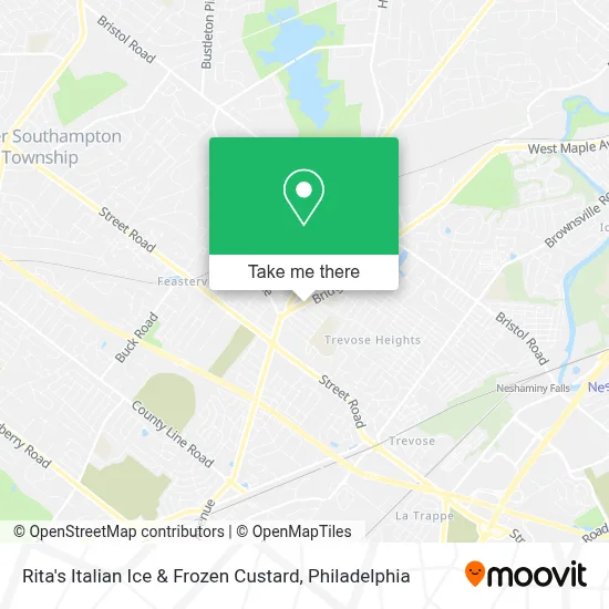 Rita's Italian Ice & Frozen Custard map