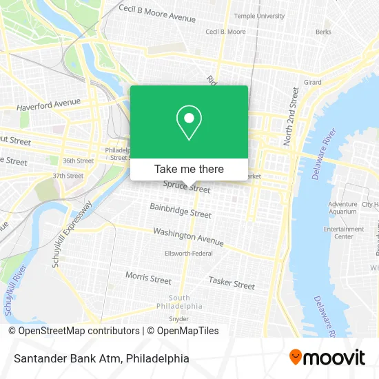 Santander Bank Atm map