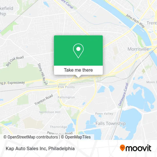 Kap Auto Sales Inc map