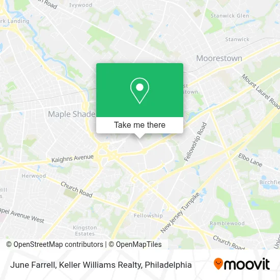 June Farrell, Keller Williams Realty map