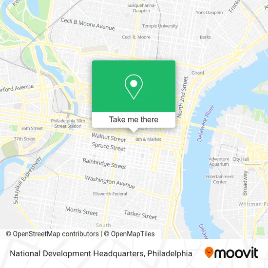 National Development Headquarters map