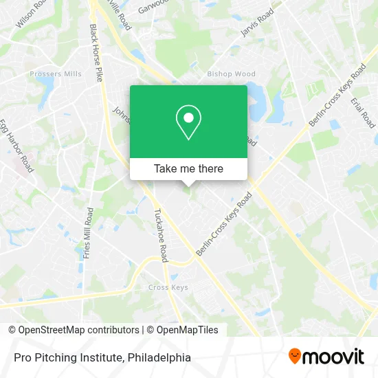 Pro Pitching Institute map