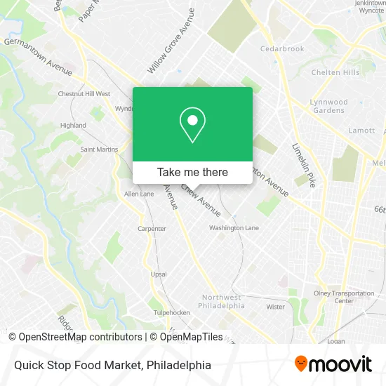 Quick Stop Food Market map