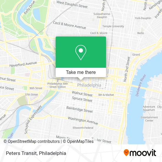 Peters Transit map