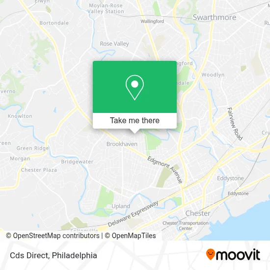 Cds Direct map
