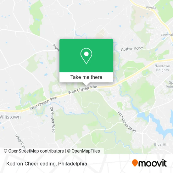 Kedron Cheerleading map