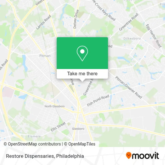 Restore Dispensaries map