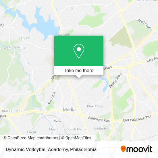 Dynamic Volleyball Academy map