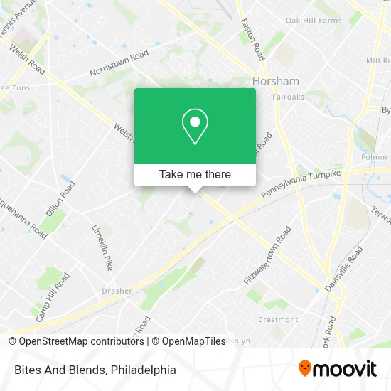 Bites And Blends map