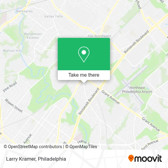 Larry Kramer map