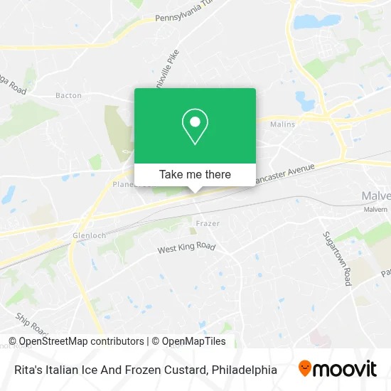 Rita's Italian Ice And Frozen Custard map