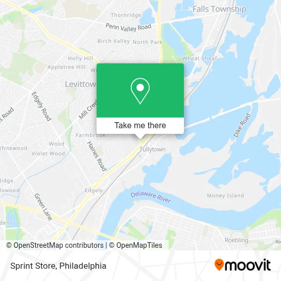 Sprint Store map