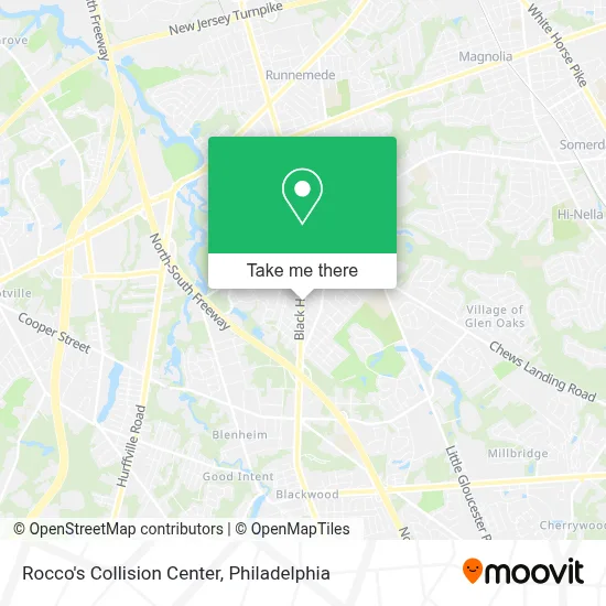 Rocco's Collision Center map