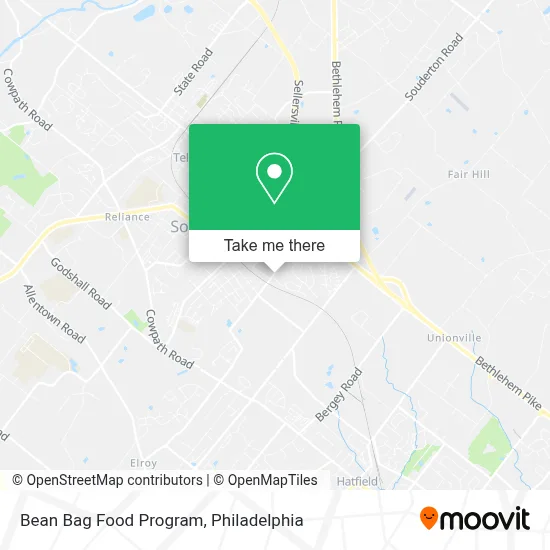 Bean Bag Food Program map