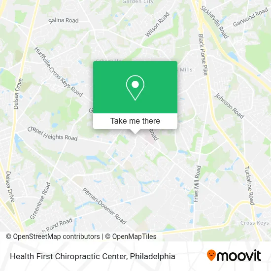 Health First Chiropractic Center map