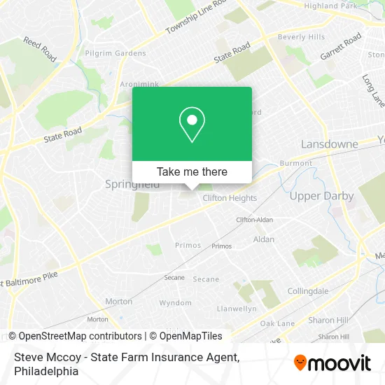 Steve Mccoy - State Farm Insurance Agent map