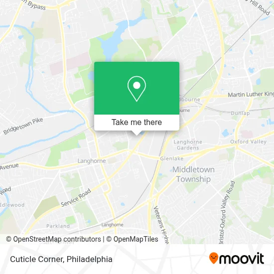 Cuticle Corner map