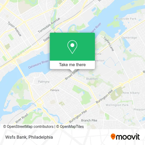 Wsfs Bank map