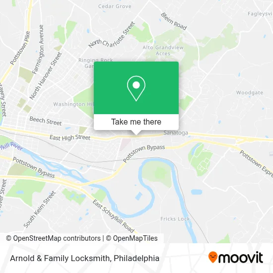 Arnold & Family Locksmith map